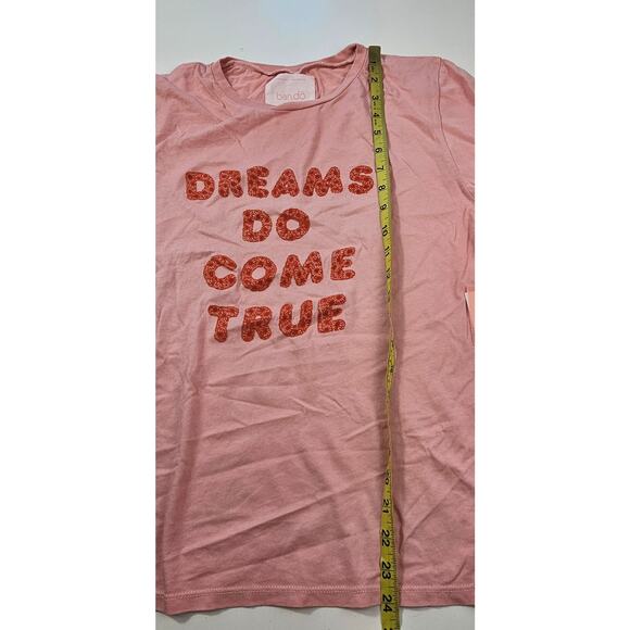 NWT bando dreams really do come true sleep shirt ultra soft light pink lounge S - Picture 7 of 7